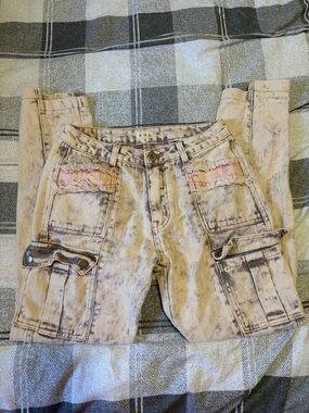 POL CARGO DENIM JEANS